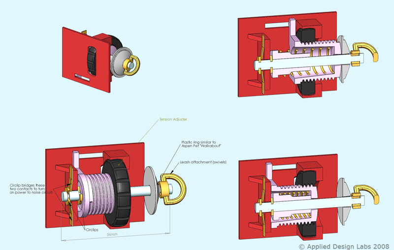 10 Dog leash switching mechanism